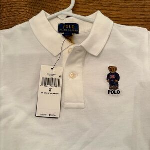 Polo by Ralph Lauren Kids White Polo Shirt Sz 6